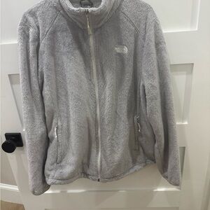 The North Face Light Gray Fleece Jacket